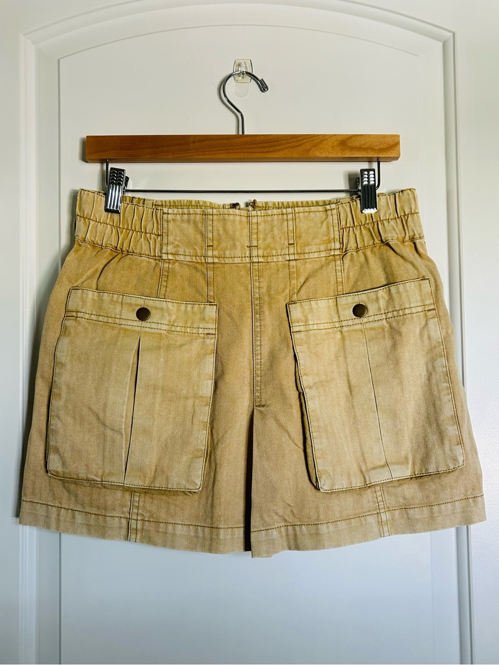Free People Valley Girl Utility Cargo Mini Skirt